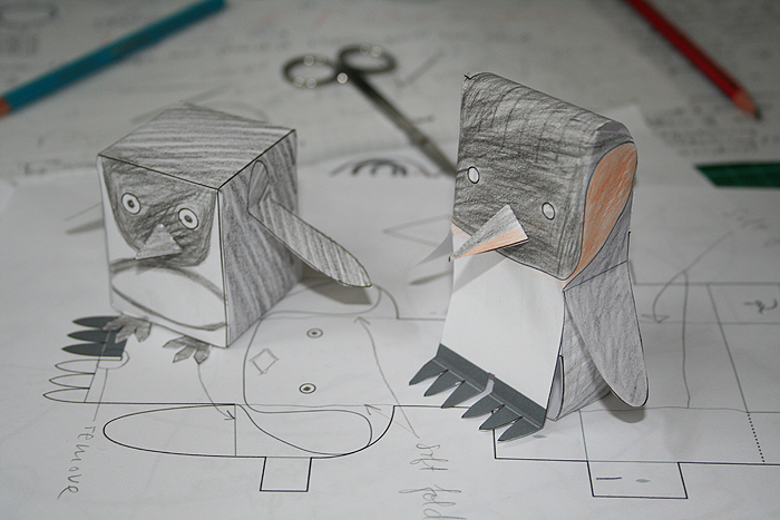 King Penguin Paper Toys